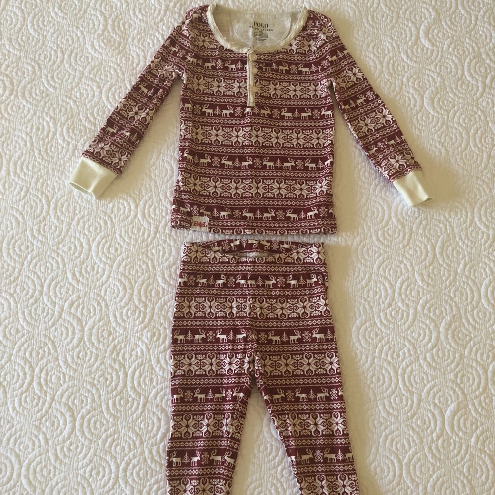 Polo Ralph Lauren winter jammies! 3T